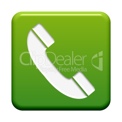 grüner button: telefon-symbol