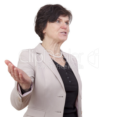 business woman in middle age