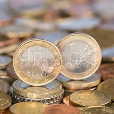 1 Euro Münze aus Estland