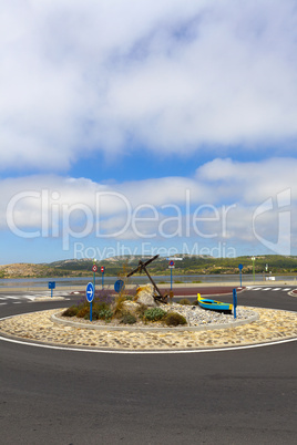 roundabout in gruissan