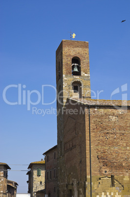 Dorfansicht San Gimignano, Toskana - City view of San Gimignano,
