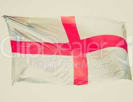 Retro look England flag