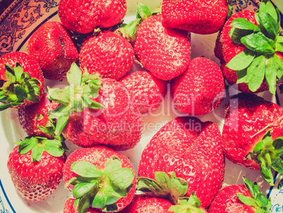 Retro look Strawberries