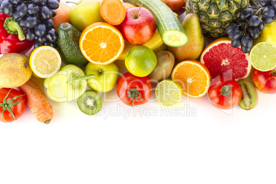 fresh fruits and vegetables