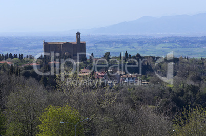 Dorfansicht Volterra, Toskana - City view of Volterra, Tuscany