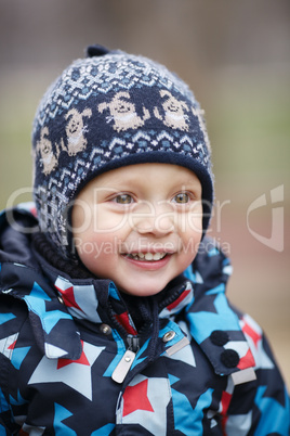 cute happy little boy