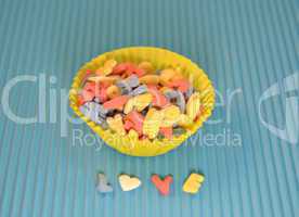 Small candies for decorating cakes