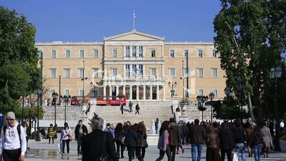 Syntagma Square and Parliament Building