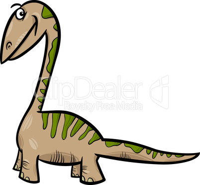 apatosaurus dinosaur cartoon illustration