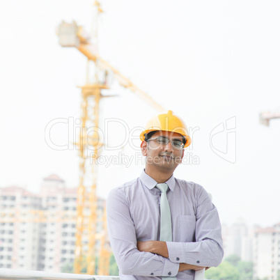 asian indian male contractor