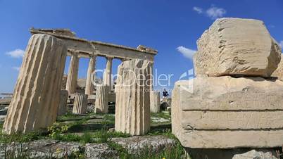 Ancient Acropolis in Athens Greece