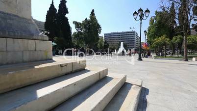 Time Lapse People Walking Syntagma Square