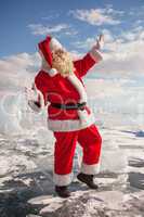 Santa Claus standing outdoors