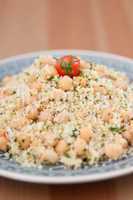 Couscous Salat mit Kichererbsen