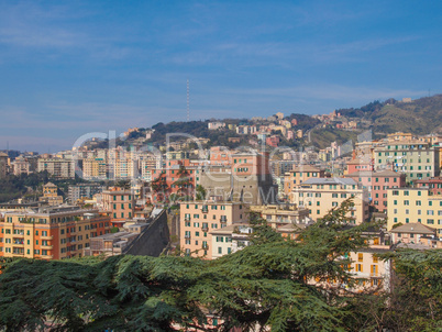 View of Genoa Italy