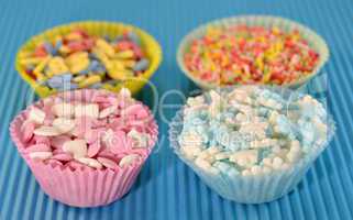 Small candies for decorating cakes and desserts