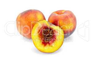 Peaches whole and half