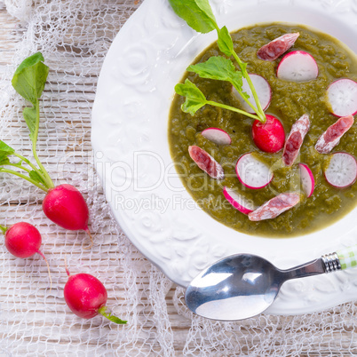 green radish soup