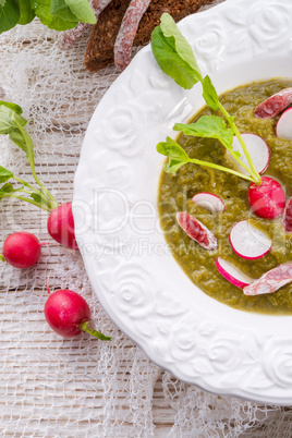 green radish soup