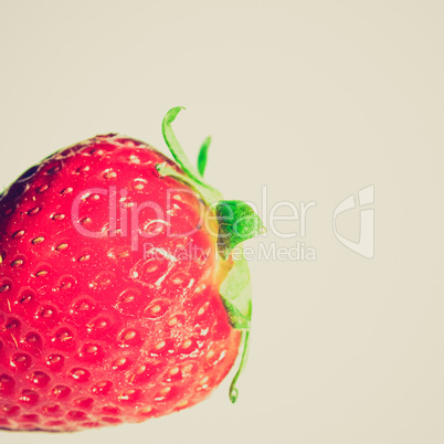Retro look Strawberry