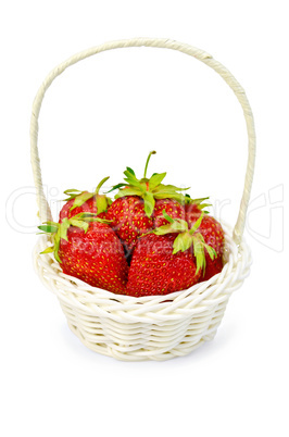 Strawberries in a basket