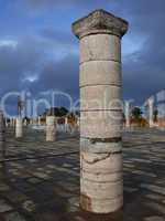 Pillar of the mausoleum of Mohammed V.