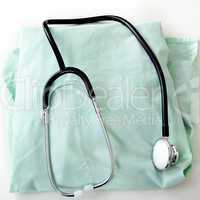 doctor coat and stethoscope