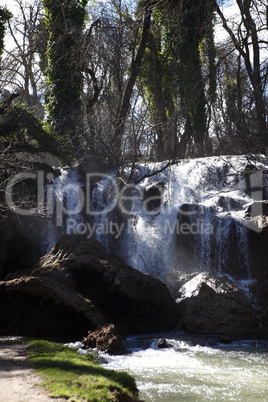 Amazing waterfall in Vittel