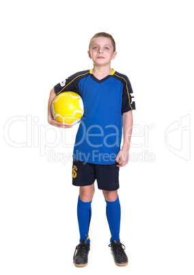 young footballer.
