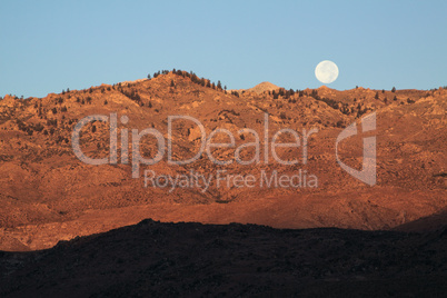 Moon Over Mountain