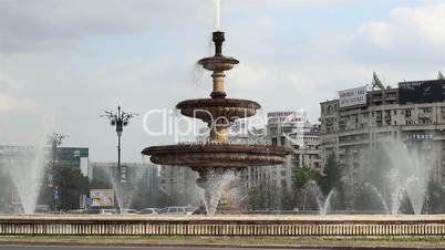 Large Fountain in Bucharest