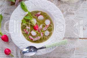green radish soup