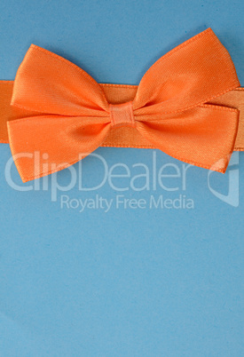 Orange bow