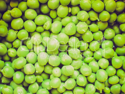 Retro look Green peas