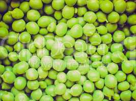 Retro look Green peas