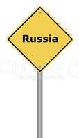 Warning Sign Russia
