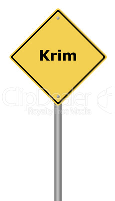 Warning Sign Krim