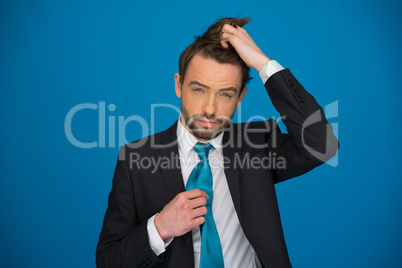 portrait of an handsome confident business man portrait of an handsome confident business man