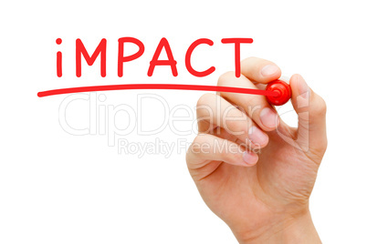 impact red marker