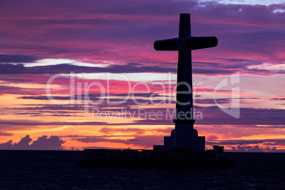 catholic cross silhouette