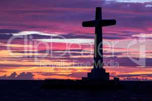 catholic cross silhouette
