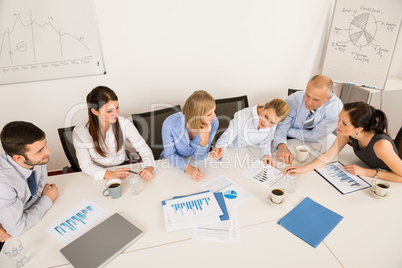 business team discussing in meeting