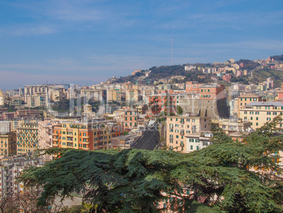 View of Genoa Italy