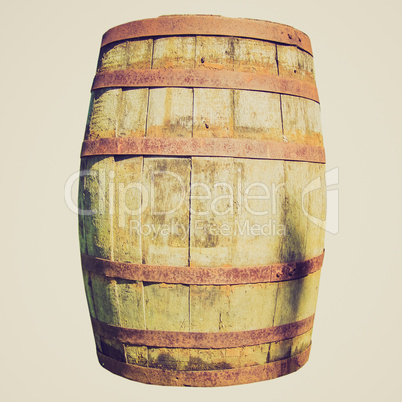 Retro look Wooden barrel cask