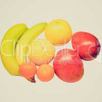 Retro look Fruits picture