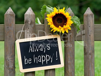 always be happy !