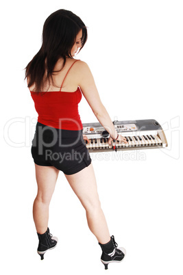 girl with keyboard.