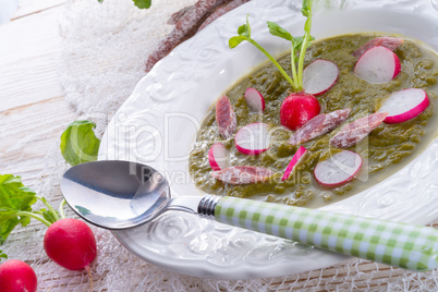 green radish soup