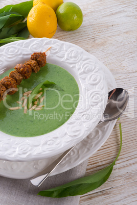 wild garlic soup