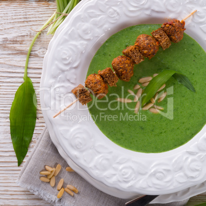 wild garlic soup